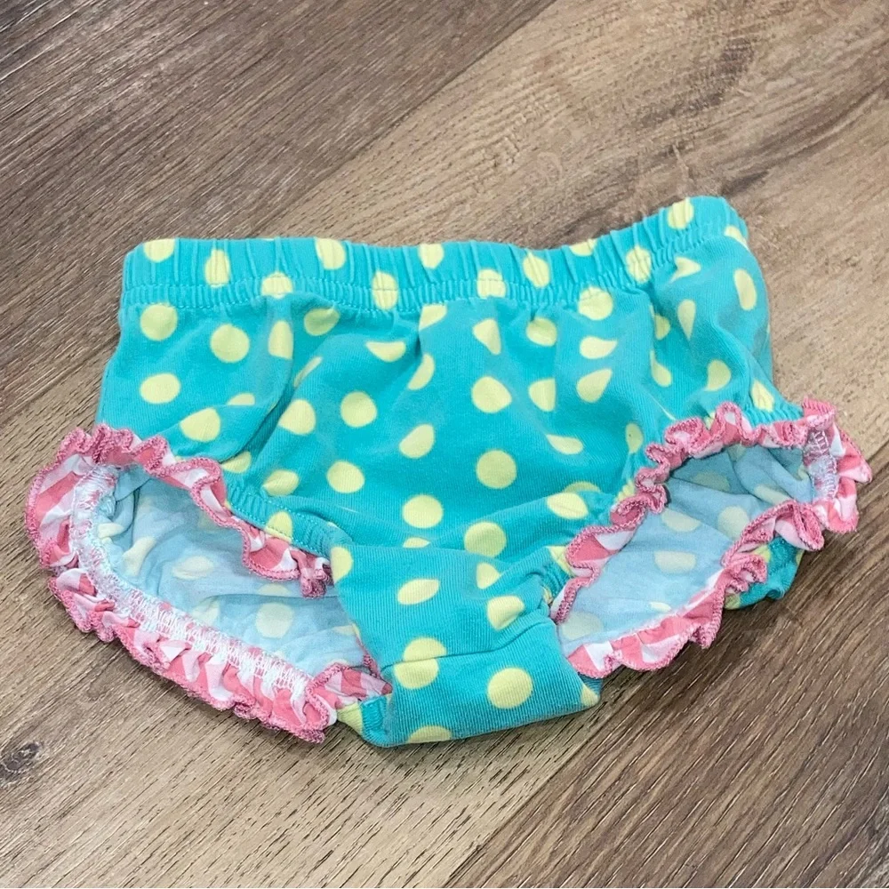 Matilda Jane Polka Dot Bloomers Diaper Cover Ruffles Spring 6-12m